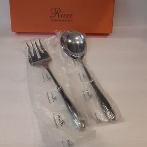 Ricci Large Spoon & Fork Serving Set New Holidays Special occasions